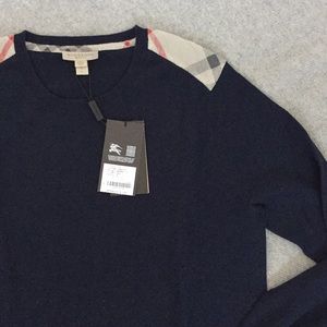 burberry shoulder patch tee mens